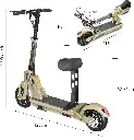 Scooter Electrico Honeywhale C1 PRO con asiento