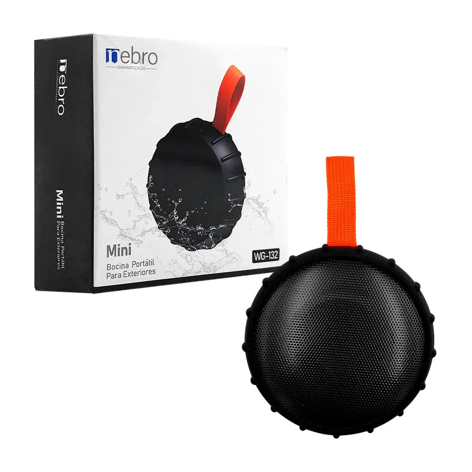 [125101] BOCINA INALAMBRICA NEBRO WG-132 5.3 8W (Negro)