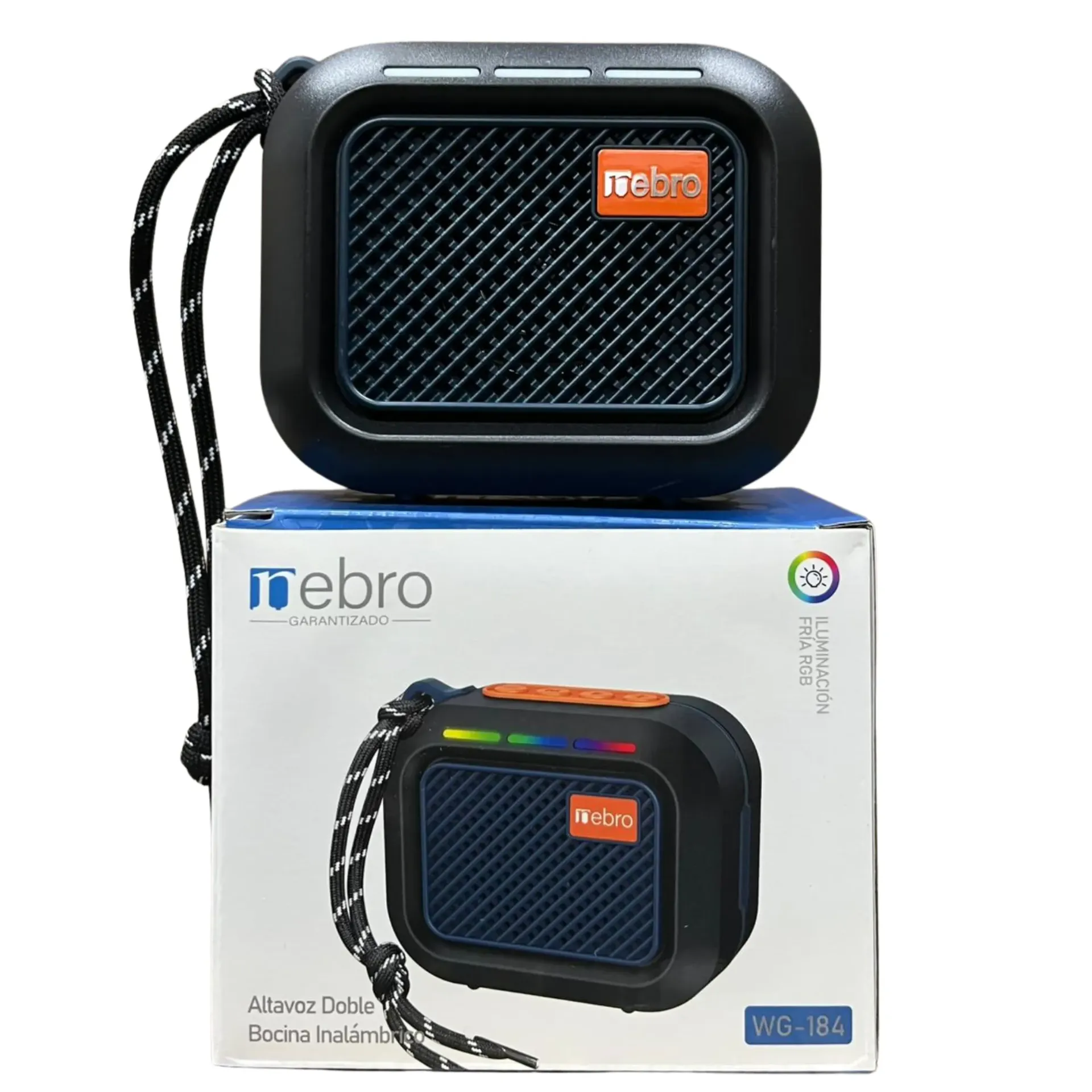[129946] BOCINA INALAMBRICA NEBRO WG-184 5.3 TIPO-C RGB (Azul)