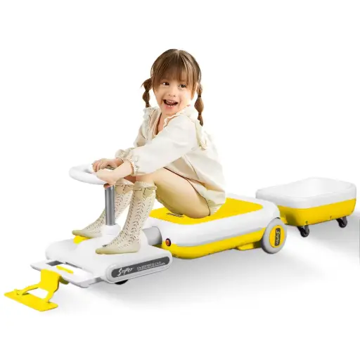 Montable Eléctrico Infantil con luz led y música Honey Whale S08